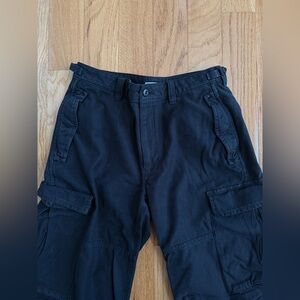 ARITZIA TNA Black Cargo Wide Pants